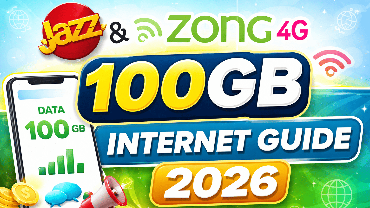 Jazz Zong 100GB April Internet Guide 2026