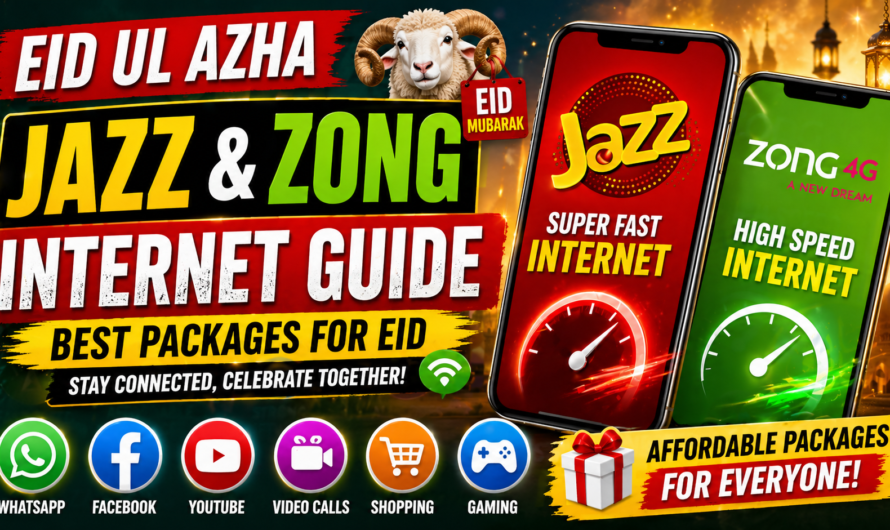 Eid Ul Azha Jazz And Zong Internet Guide